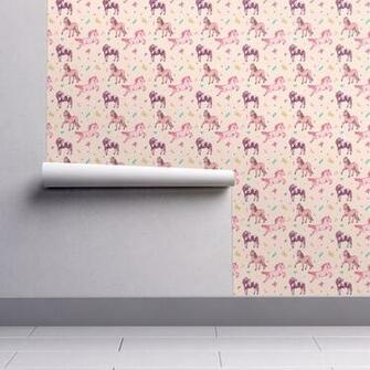 Chincoteague Ponies Wallpaper Mariah Spoonflower