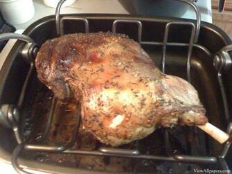 Easter Leg Of Lamb High Resolution Wallpaper