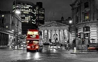 London Black And White Street City Exposure Timelapse Wallpaper