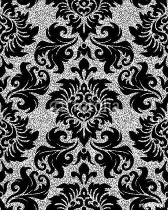 Floral Silver Wallpaper Stock Image And Royalty Vector Files On