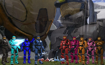 Image Red Vs Blue Wallpaper By Kiyoshinobuyuki Png