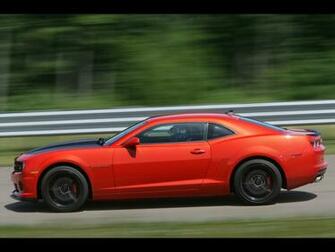 Chevrolet Camaro 1le Red Motion Wallpaper