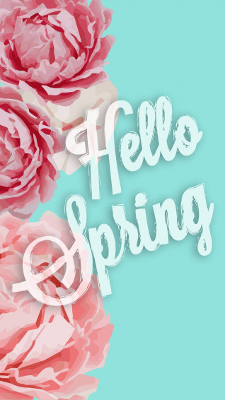 Pink Flowers Aesthetic Wallpaper