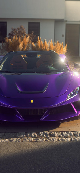 Ferrari F8 Spider Phone Wallpaper