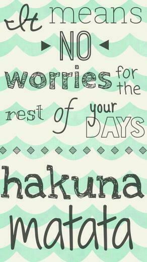 Wallpaper Hakuna Matata Cute And