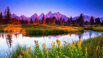 Summer Sunrise At Teton National Park HD Wallpaper Gnome Look Org
