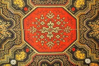 Early American Ingrain Carpet At 1stdibs