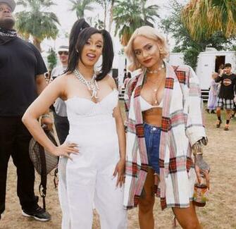 Kehlani And Cardi B At Coachella Weekend April Music In