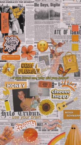 Yellow And Orange Aesthetic Wallpaper For iPhone