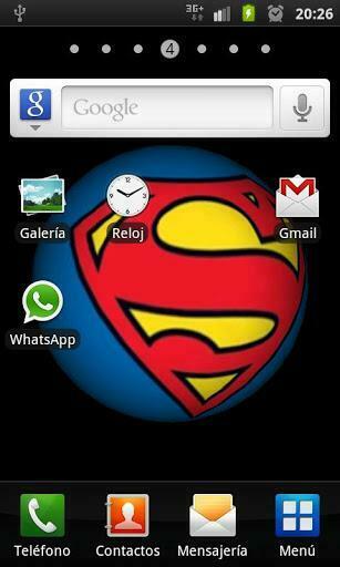 Superman 3d Logo Wallpaper Cell Phone App