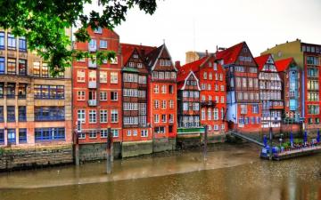 Architecture Building Canal Colors Place Waterway Wallpaper