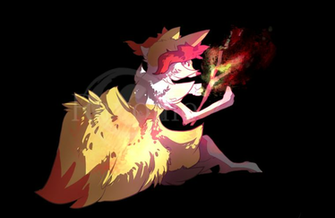 Braixen By Ravoilie