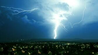 Lightining Light Storm HD Wallpaper Nature
