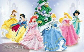Back Gallery For Disney Princess Christmas Wallpaper