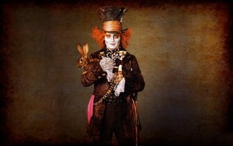 Alice In Wonderland Mad Hatter Johnny Depp Wallpaper