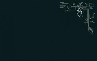 Circuits Hearts Wallpaper