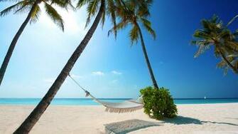 Wallpaper Hammock On Tropical Beach 1080p HD Upload At