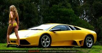 Amanda Ellis And Lamborghini Murcielago Lp640 Photoshoot Ash