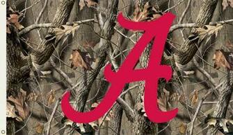Realtree Camo Alabama Crimson Tide Ft X Flag W