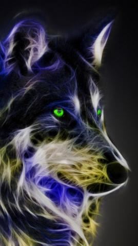 Cool Wolf iPhone Wallpaper Design Cute
