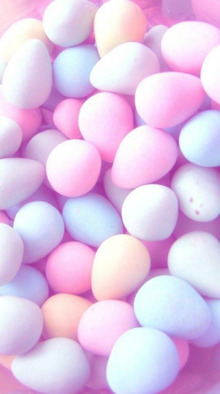 Wallpaper Cute Food Easter Pastel Background