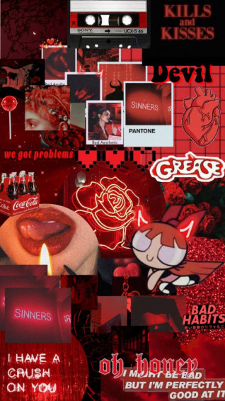 Red And Black Aesthetic Wallpaper