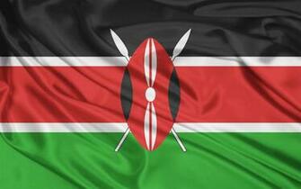 Kenya Flag Wallpaper Stock Photos