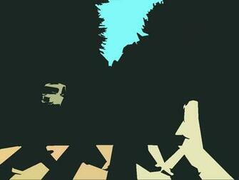 The Simpsons Abbey Road Wallpaper
