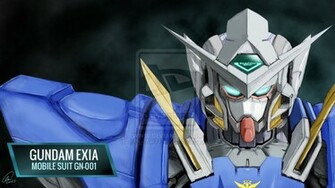 Gundam Exia Desktop Wallpaper Commission By Akiraxcmxc