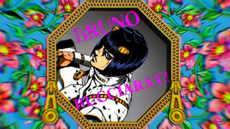 Art Purple Cartoon Graphic Design Bruno Buccellati Golden Wind