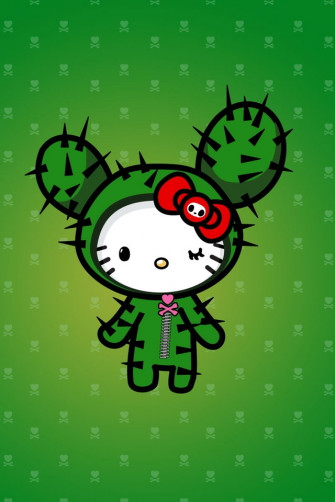 Hello Kitty Emo iPhone 4s Wallpaper