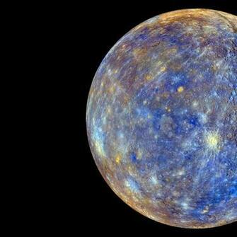 Wallpaper Mercury Planet Space Shine iPad