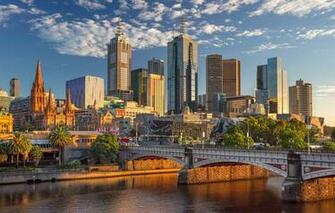 Wallpaper Bridge River Building Australia Skyscrapers