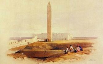 David Roberts Paintings The Ancient Egyptian Civilization And