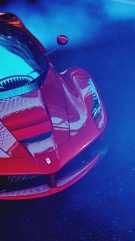 Wallpaper Sports Car Red Ferrari Laferrari