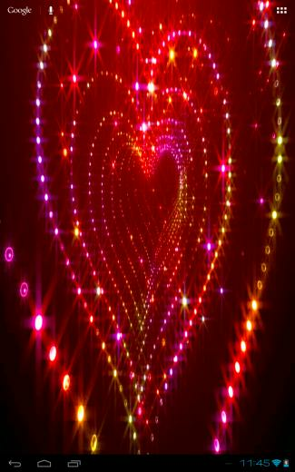 Wallpaper Glitter Heart Live Sparkle Nexus