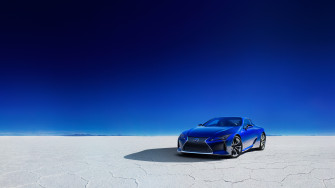 Lexus Lc 500h Structural Blue 4k Wallpaper HD Car