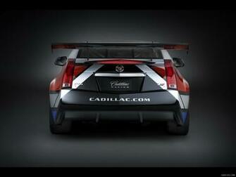 Cadillac Cts V Coupe Race Car Rear Angle Wallpaper