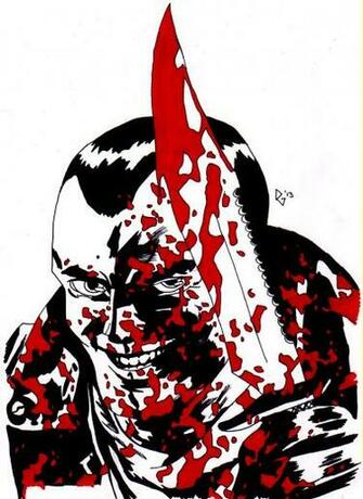 Negan The Walking Dead By Skydemonx7