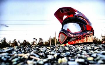 Downhill Biking Helmet Ultra HD Desktop Background Wallpaper For