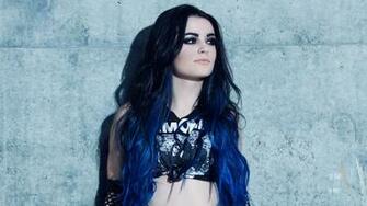 Beautiful Wwe Diva Paige Divas Blue Hairstyle Curvy Body