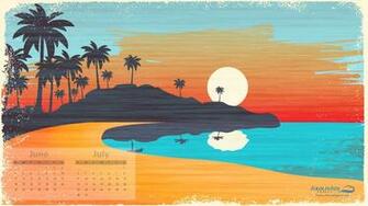 Desktop Wallpaper Calendar June July Four Winds Agency