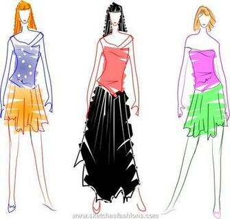 Beginners Fashion Model Sketch High Definition Wallpaper
