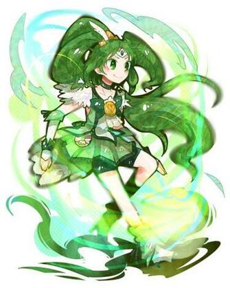Smile Precure Cure March Midorikawa Nao Wind Wallpaper