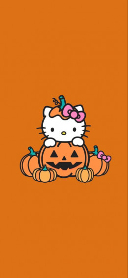 Hello Kitty Fall Autumn Wallpaper Walpaper