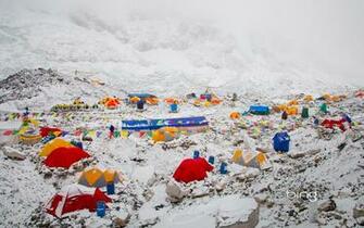 Everest Base Camp At Khumbu Nepal Bing Wallpaper Sonu Rai