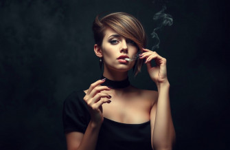 Girl Smoking Wallpaper