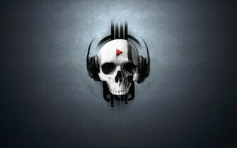Computer Wallpaper Skulls HD Background