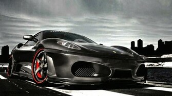 Black Ferrari Wallpaper