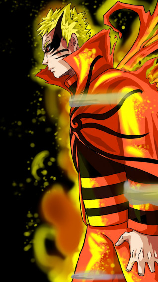 Naruto Uzumaki Anime Baryon Mode Rare Gallery HD